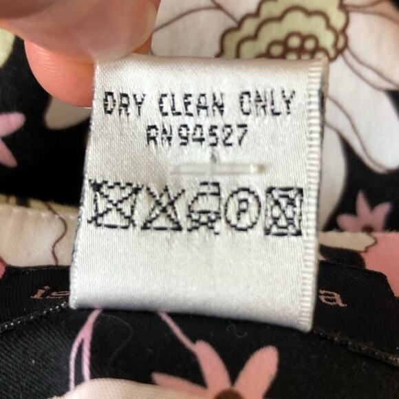 ISABEL & NINA Pink Floral Flared Skirt Size: 8 Cotton Blend Girly Feminine 50's - Picture 11 of 11